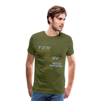 Aim For Success Men's Premium T-Shirt - olive green