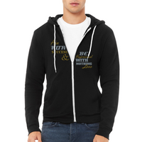 Aim For Success Premium Full Zip Hoodie - black