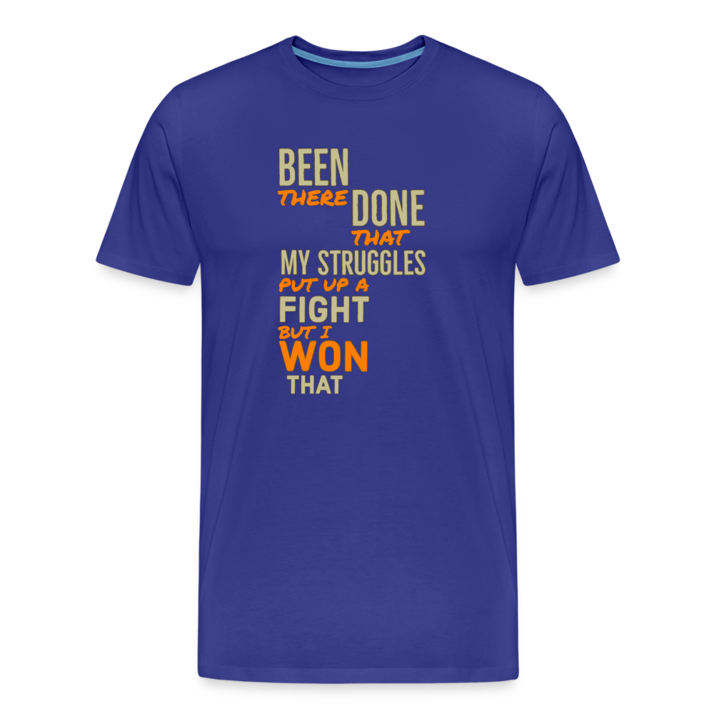 BEEN THERE DONE THAT Men’s Premium  T-Shirt - royal blue