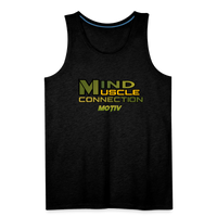 Mind Muscle Connection Men’s Premium Tank - charcoal grey