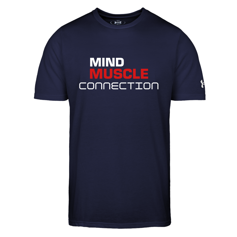 Mind Muscle Connection Under Armour Men's  2.0 T-Shirt - navy