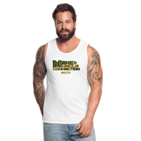 Mind Muscle Connection Men’s Premium Tank - white