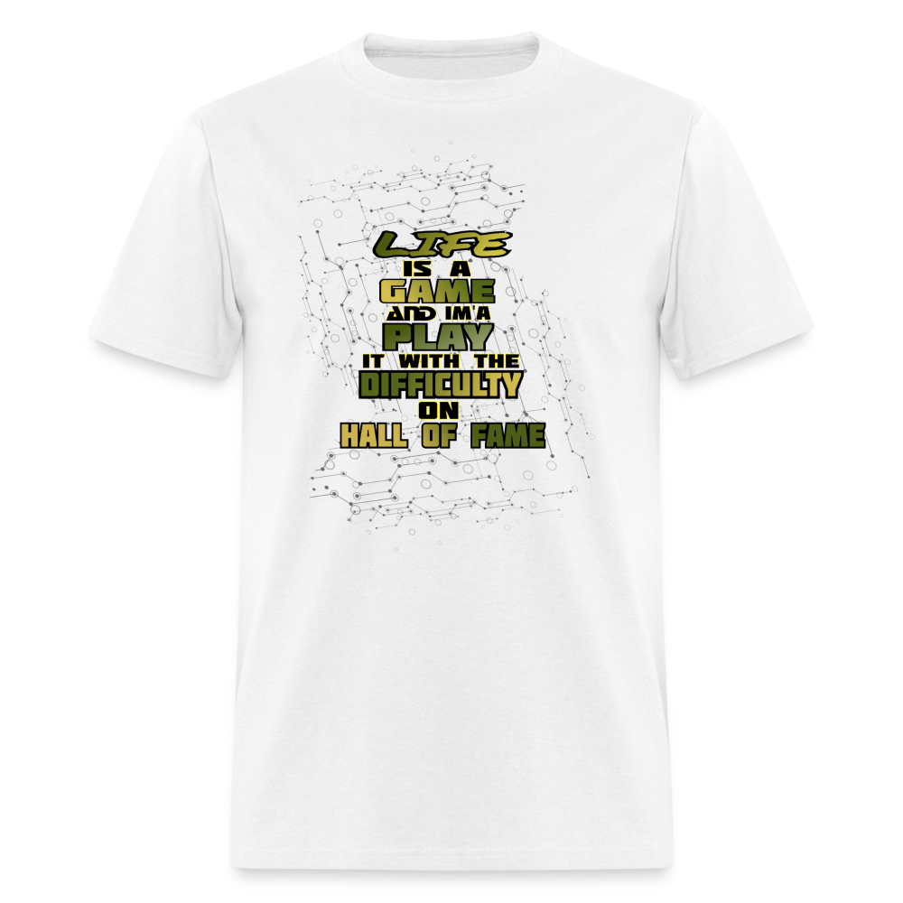 Life Is A Game Classic T-Shirt - white