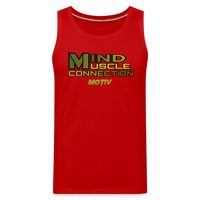 Mind Muscle Connection Men’s Premium Tank - red