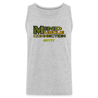 Mind Muscle Connection Men’s Premium Tank - heather gray