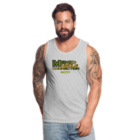 Mind Muscle Connection Men’s Premium Tank - heather gray