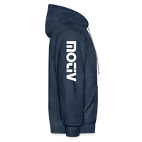 Aim For Success premium quality Hoodie - indigo heather/asphalt