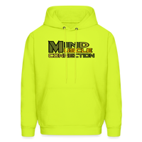 Mind Muscle Connection Men's Hoodie - safety green