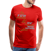 Aim For Success Men's Premium T-Shirt - red