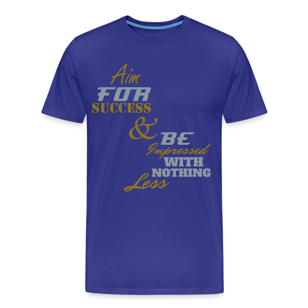 Aim For Success Men's Premium T-Shirt - royal blue