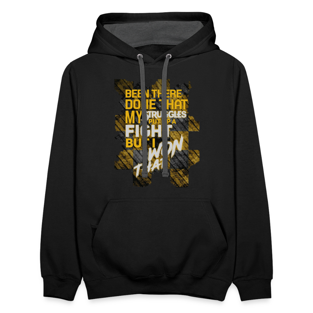 Been There Done That premium Hoodie - black/asphalt