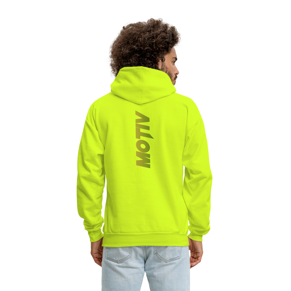 Mind Muscle Connection Men's Hoodie - safety green