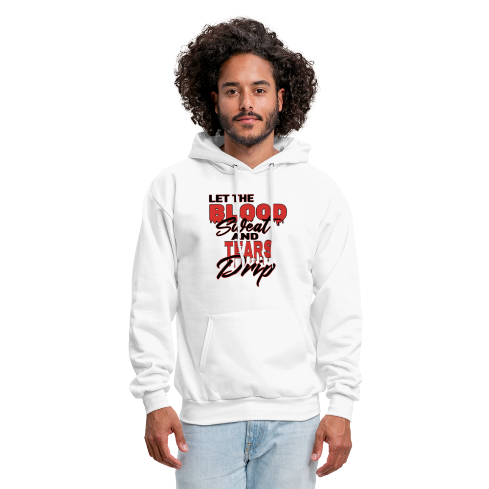 Blood Sweat & Tears Men's Premium Hoodie - white