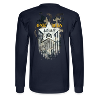 One Man Army Men's Long Sleeve T-Shirt - navy