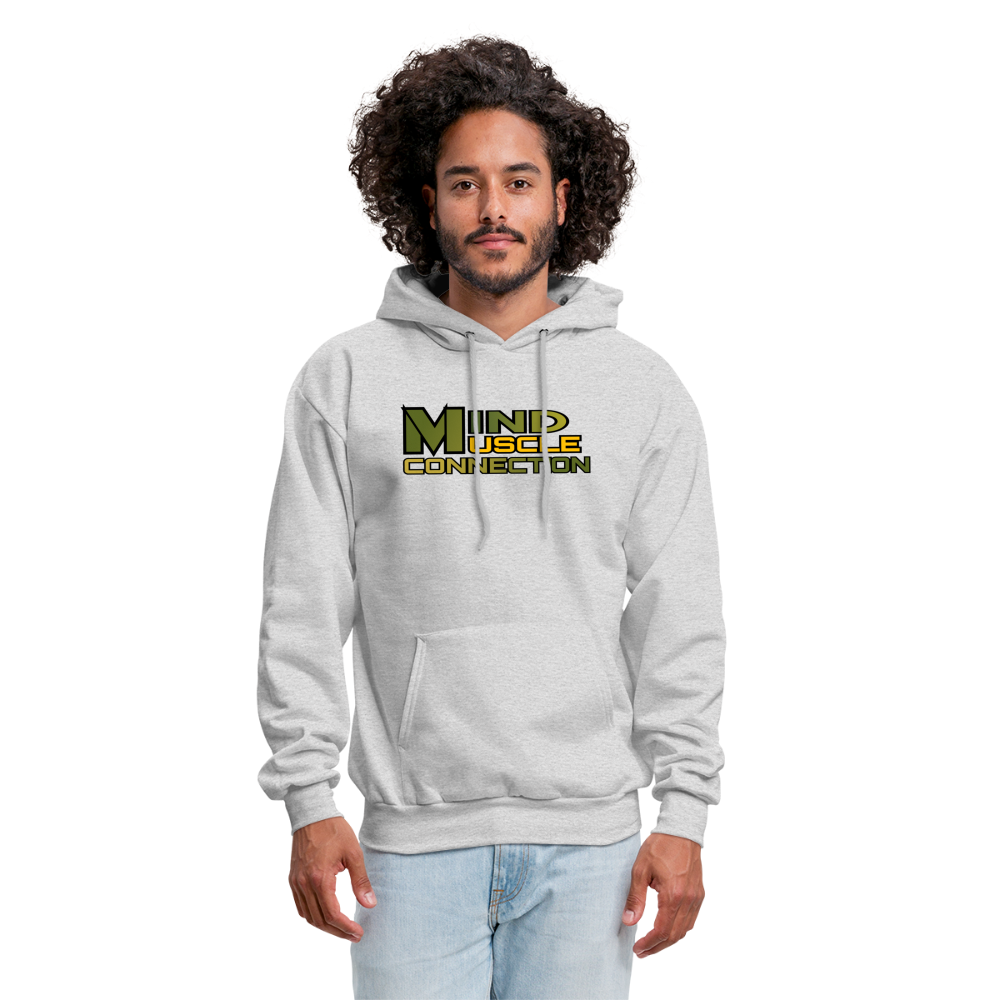 Mind Muscle Connection Men's Hoodie - ash 