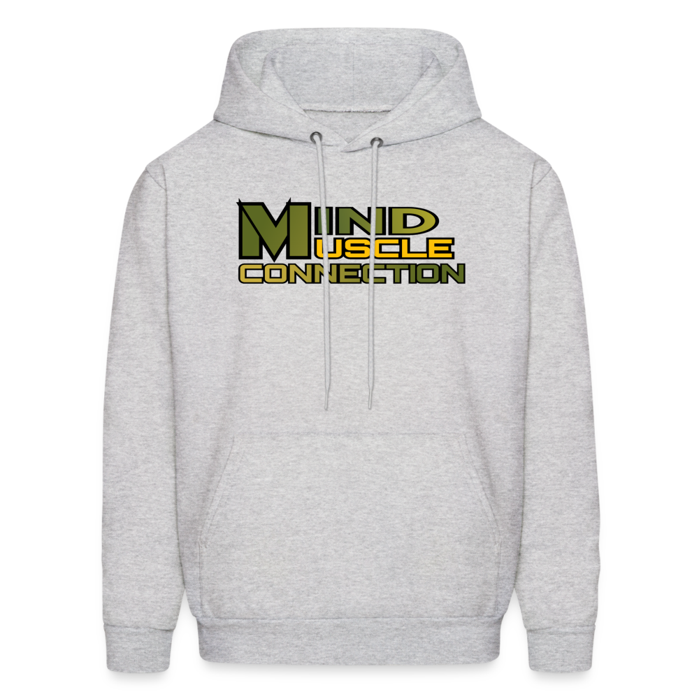 Mind Muscle Connection Men's Hoodie - ash 