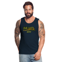 Mind Muscle Connection Men’s Premium Tank - deep navy