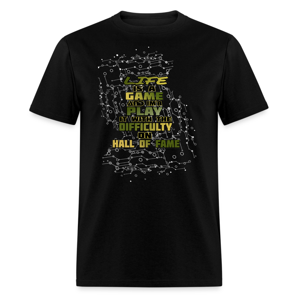 Life Is A Game Classic T-Shirt - black