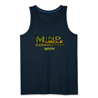 Mind Muscle Connection Men’s Premium Tank - deep navy