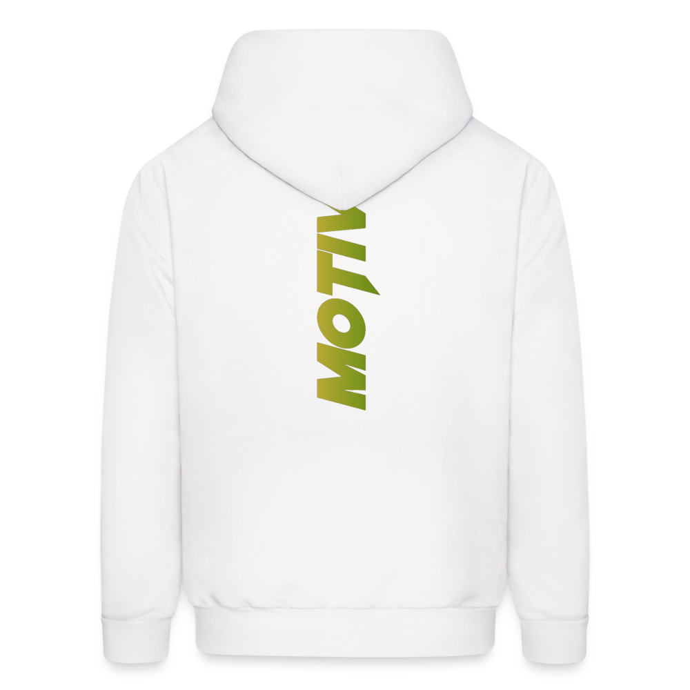 Mind Muscle Connection Men's Hoodie - white