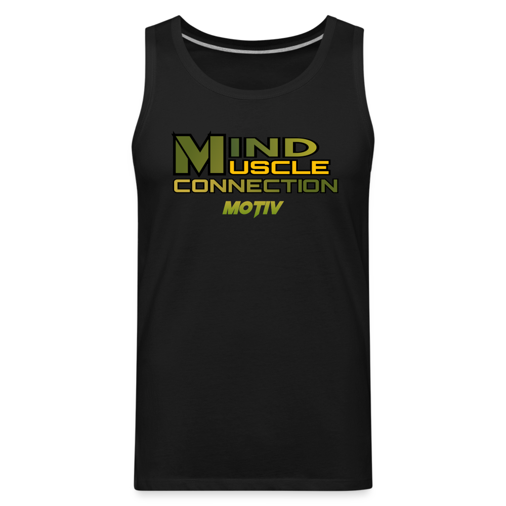 Mind Muscle Connection Men’s Premium Tank - black