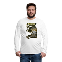 "Taurus Mentality" Premium Long Sleeve T-Shirt - white