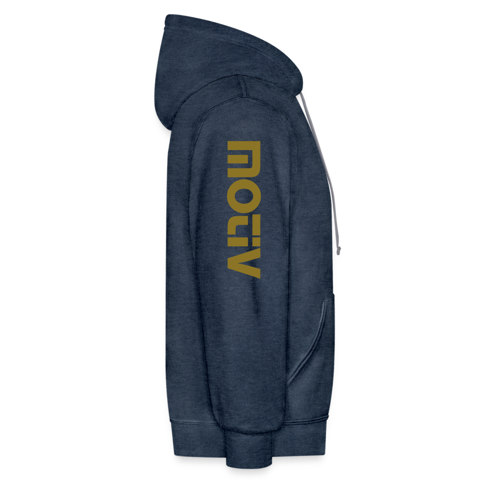 Been There Done That premium Hoodie - indigo heather/asphalt