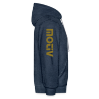 Been There Done That premium Hoodie - indigo heather/asphalt