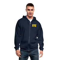 "Blood Sweat & Tears  Heavy Blend Adult Zip Hoodie - navy