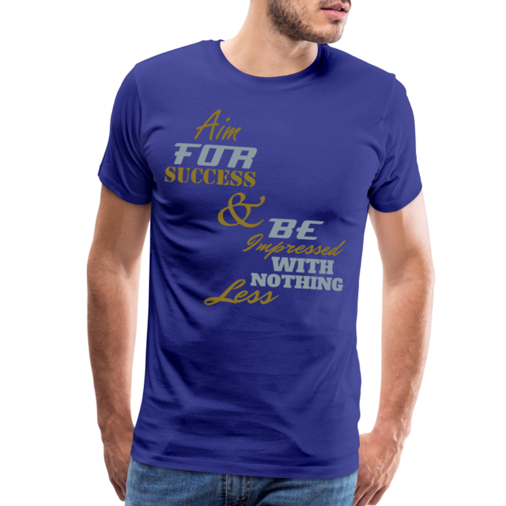 Aim For Success Men's Premium T-Shirt - royal blue