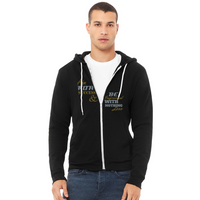 Aim For Success Premium Full Zip Hoodie - black