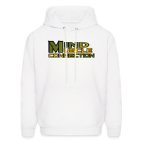 Mind Muscle Connection Men's Hoodie - white