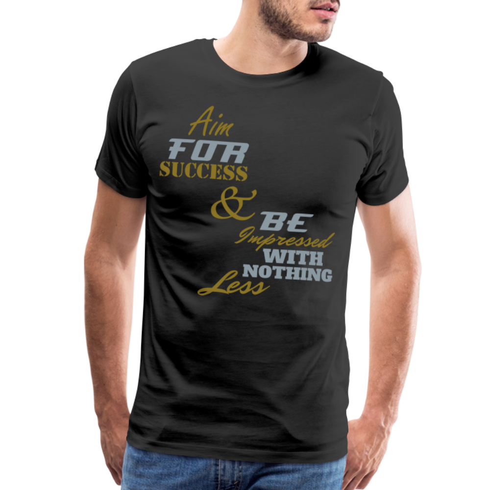 Aim For Success Men's Premium T-Shirt - black