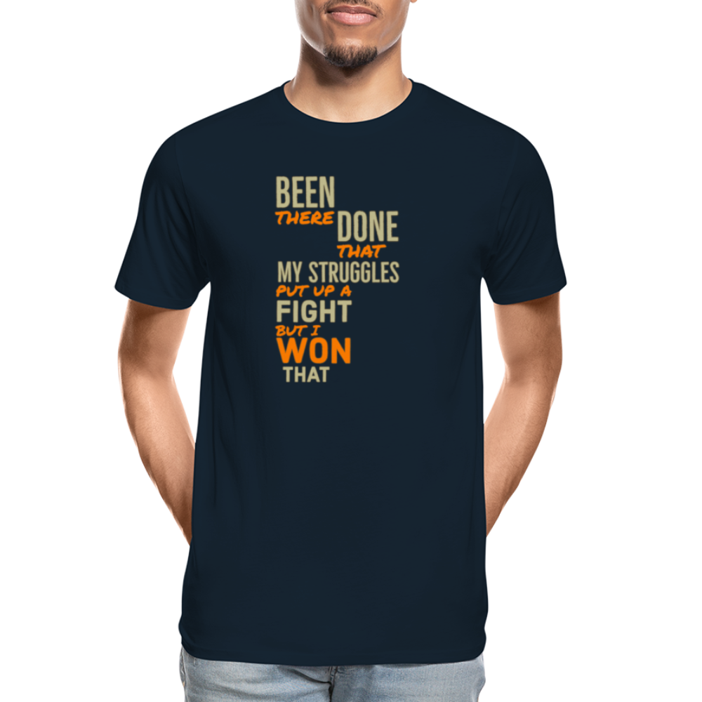 BEEN THERE DONE THAT Men’s Premium  T-Shirt - deep navy