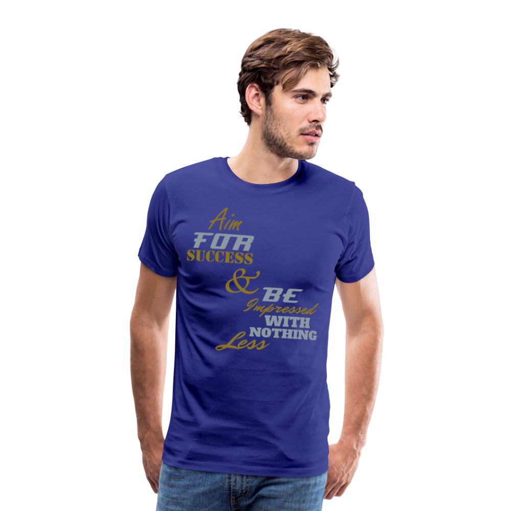 Aim For Success Men's Premium T-Shirt - royal blue