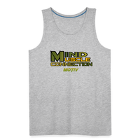 Mind Muscle Connection Men’s Premium Tank - heather gray