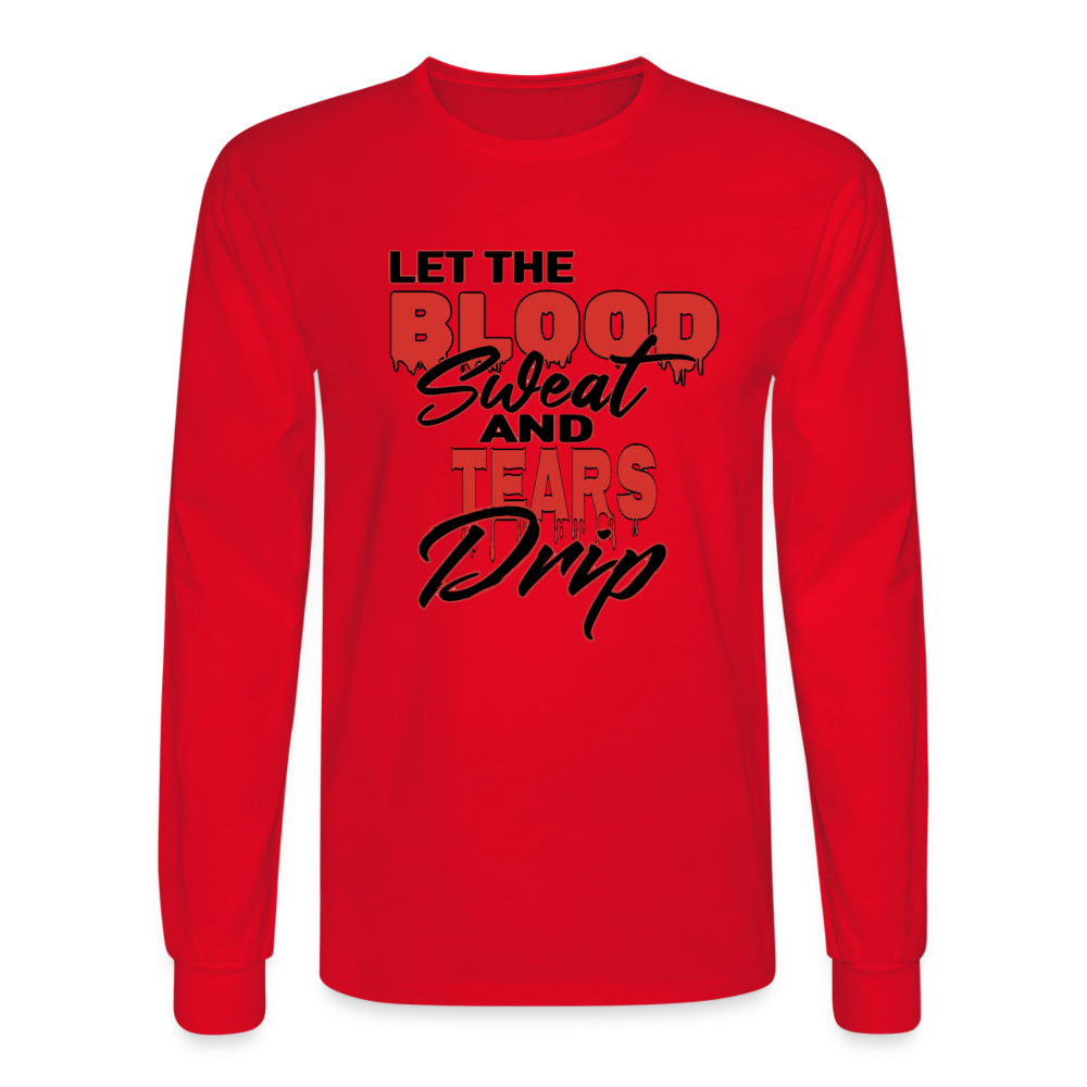 Men's Long Sleeve T-Shirt - red