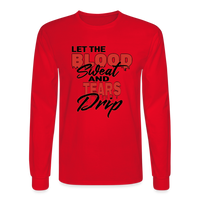 Men's Long Sleeve T-Shirt - red