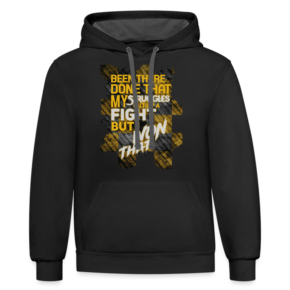 Been There Done That premium Hoodie - black/asphalt