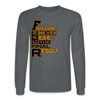 FINAL RESULT Men's Long Sleeve T-Shirt - charcoal