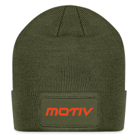 Motiv Patch Beanie - olive