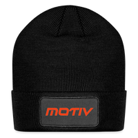 Motiv Patch Beanie - black