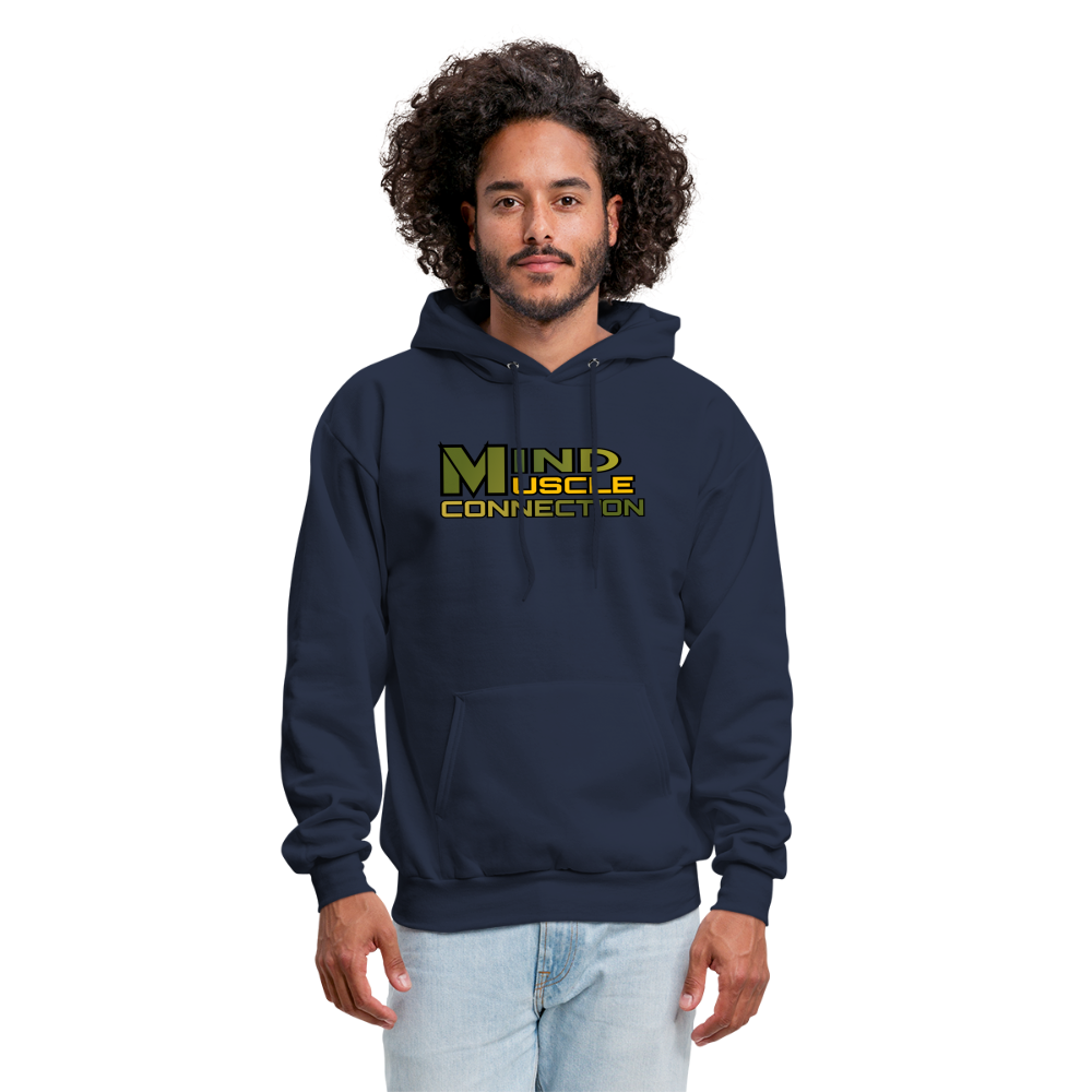 Mind Muscle Connection Men's Hoodie - navy