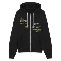 Aim For Success Premium Full Zip Hoodie - black