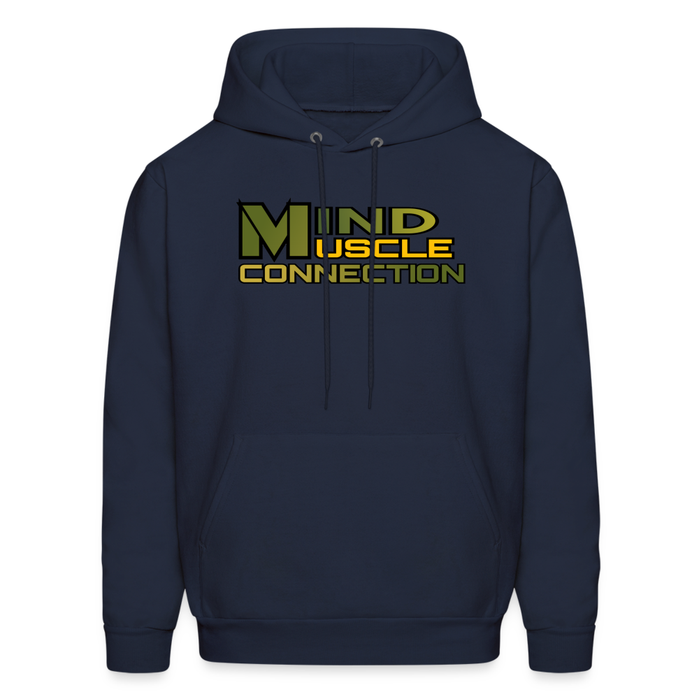 Mind Muscle Connection Men's Hoodie - navy