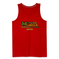 Mind Muscle Connection Men’s Premium Tank - red