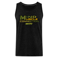 Mind Muscle Connection Men’s Premium Tank - charcoal grey