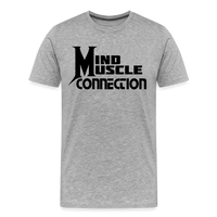 Mind Muscle Connection Men’s Premium Organic T-Shirt - heather gray