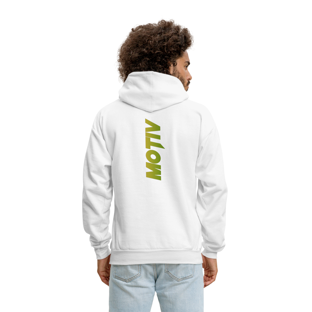 Mind Muscle Connection Men's Hoodie - white