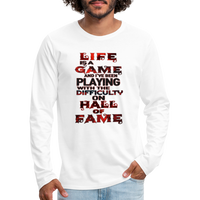 Lie Is A Game Premium Long Sleeve T-Shirt - white